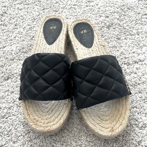 EUC H&M Platform Mule Sandals